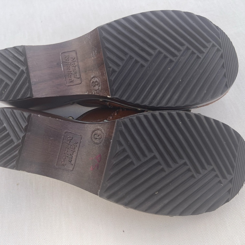 Natural Reflections Women's Patchwork Brown Mules - image 5